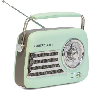 Głośnik retro Madison Freesound VR40Gr w kolorze matowej zieleni
