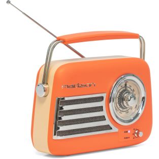 Głośnik retro Madison Freesound VR40OR w kolorze matowo-pomarańczowym