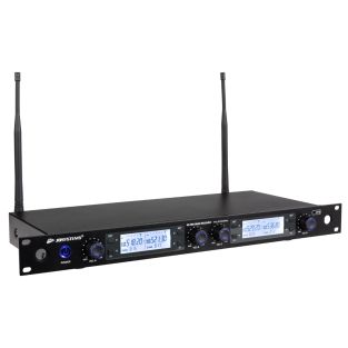 JB Systems HF Pro Quad bezprzewodowy odbiornik mikrofonowy z 4 kanałami