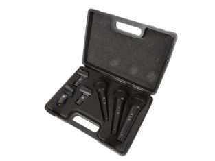Zestaw HQ Power z 3 mikrofonami dynamicznymi w etui
