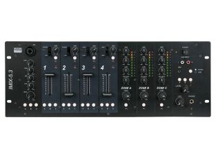 Mikser rackowy DAP IMIX-5.3 5-kanałowy z 3 strefami
