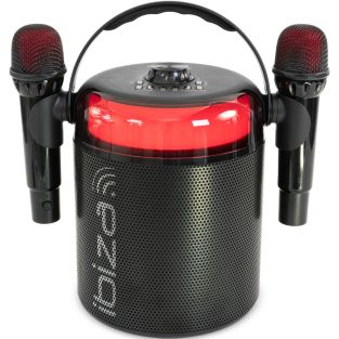 Głośnik karaoke Bluetooth Ibiza KARAHOME-BK na akumulator 120W
