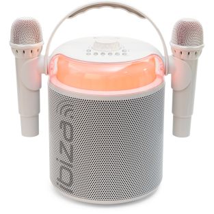 Głośnik karaoke Bluetooth Ibiza KARAHOME-WH na akumulator 120W