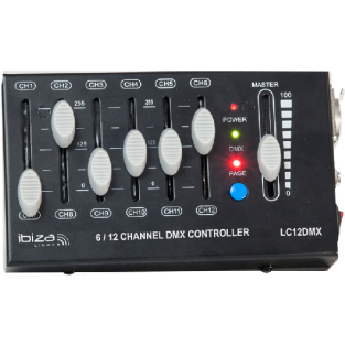 Kontroler DMX do oświetlenia Ibiza LC12DMX