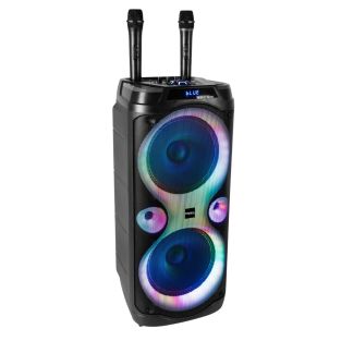 Ibiza Columba Karaoke Głośnik o dużej mocy 1000 W z 2 mikrofonami bezprzewodowymi
