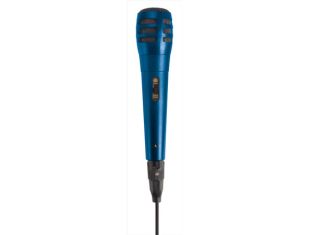 HQ Power MIC11BL Niebieski dynamiczny mikrofon