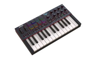 Klawiatura sterująca MIDI Akai MPK Mini IV w kolorze czarnym
