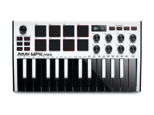 Kontroler klawiatury MIDI Akai MPK mini mk3 White