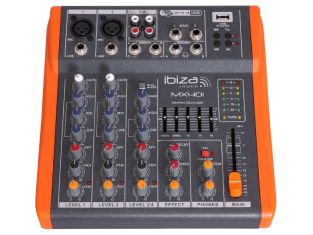 Ibiza Sound MX401 4-kanałowa konsola mikserska studyjna