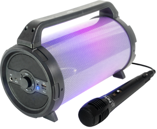 Party Sound Tubeled35 przenośny głośnik z mikrofonem USB/BT i pokazem świetlnym