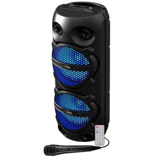 Party Pluton, głośnik Bluetooth z baterią, oświetleniem i mikrofonem