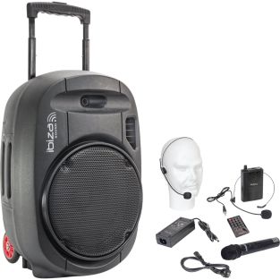 Głośnik mobilny Bluetooth Ibiza Sound PORT12UHF-MKII USB/SD 700 W