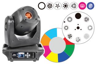 AFX Spot100LED Ruchoma głowa 100W z różnymi efektami
