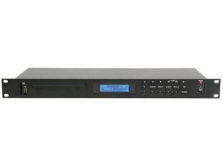 Odtwarzacz multimedialny Adastra AD-400 1U z odtwarzaczem CD/USB/SD i tunerem FM