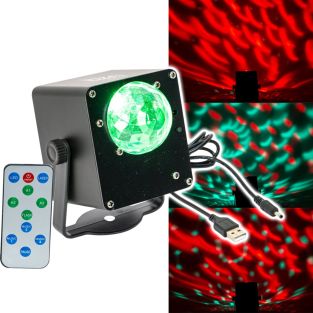 Ibiza Light TINYLED-RGB-ASTRO efekt LED na akumulatorze