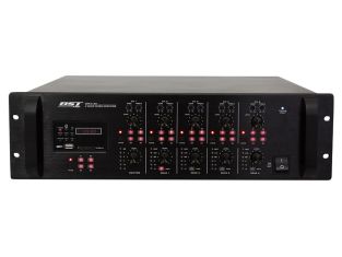 Wzmacniacz BST UPX4120 5-kanałowy, 4-strefowy, 100 V z odtwarzaczem USB/SD