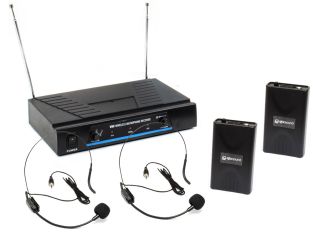 Bezprzewodowy zestaw słuchawkowy z mikrofonem Qtx Sound VN2 VHF 173,8 + 174,8 MHz