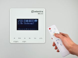 Wzmacniacz ścienny do zabudowy Adastra WA-215 USB/SD i Bluetooth 2x 15W