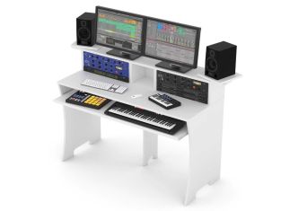 Glorious Workbench Białe meble studyjne