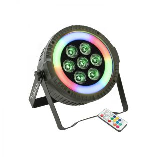 Ibiza Light Thinpar Led Ring extra płaski projektor Par