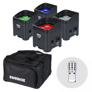 Equinox Color Raider Uplighter Pack z baterią