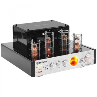 Divarte VTA-40BT vintage retro hybrydowy wzmacniacz lampowy z Bluetooth