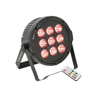 Ibiza Light Thinpar 9x6W RGBW extra flat Par