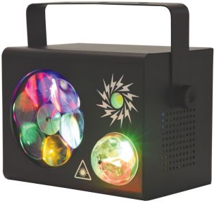 QTX Gobo Fireflash 4 w 1 LED i efekt laserowy