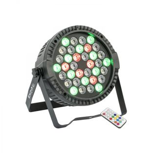 Projektor Par Ibiza Light Thinpar 36x1W RGBW extra płaski