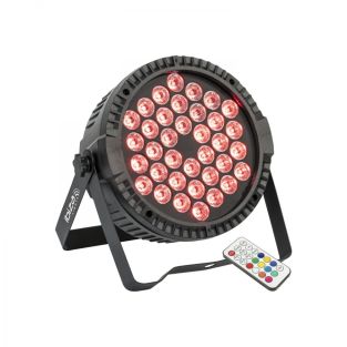 Projektor Par Ibiza Light Thinpar 36x1W RGB, bardzo płaski