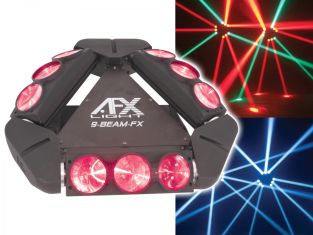 AFX 9Beam-FX efekt świetlny LED spider 9x 12 W z DMX