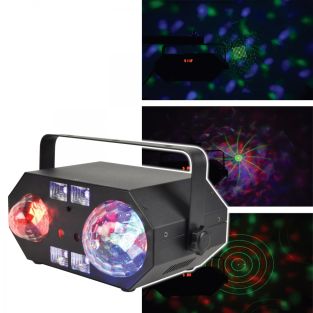 Efekt świetlny Qtx Tetra 4 w 1 z pilotem