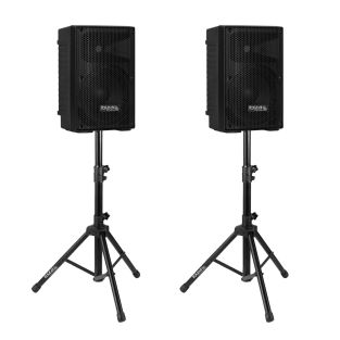 Zestaw głośnikowy 600W z 2 głośnikami XTK10A-MKII i zestawem statywów
