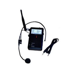 Nadajnik Silent Disco firmy Event Technologies 3-kanałowy z zestawem słuchawkowym Bluetooth